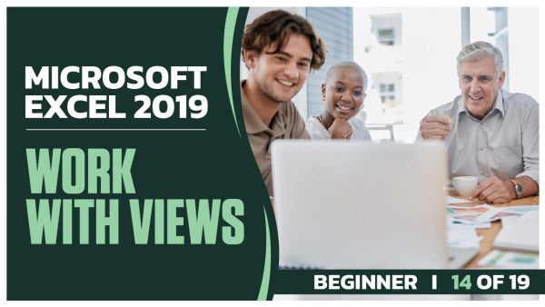 Microsoft Excel 2019 Beginner: Part 14 of 19. Work with Views