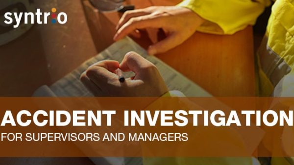 Accident Investigation (Manager/Supervisor)
