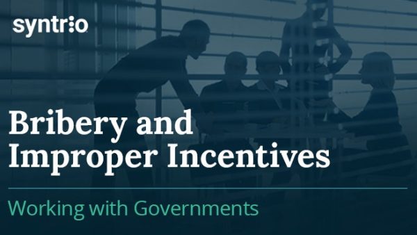 Bribery and Improper Incentives: 03. Working with Governments