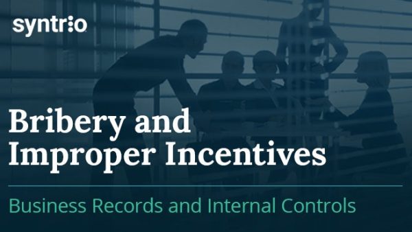 Bribery and Improper Incentives: 05. Business Records and Internal Controls