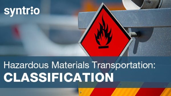 Hazardous Materials Transportation: Classification