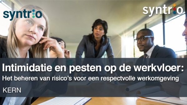 Intimidatie en pesten op de werkvloer: Het beheren van risico‚Äôs voor een respectvolle werkomgeving (Global - Employee - Core)