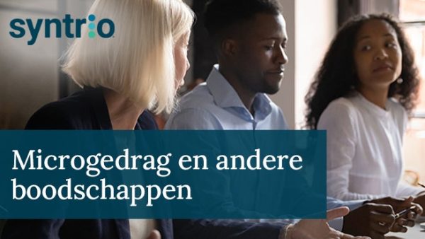 Microgedrag en andere boodschappen