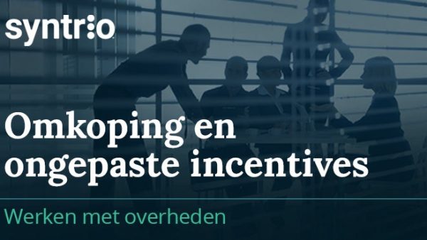 Omkoping en ongepaste incentives: Werken met overheden