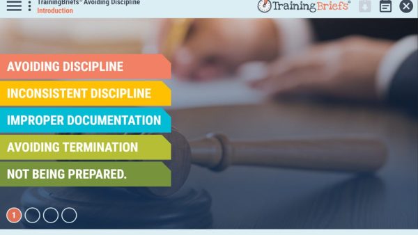 TrainingBriefs¬Æ Avoiding Discipline