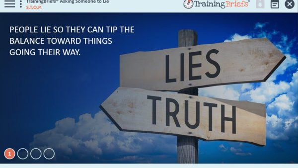 TrainingBriefs¬Æ Asking Someone to Lie