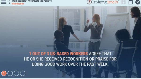 TrainingBriefs¬Æ Accentuate the Positive