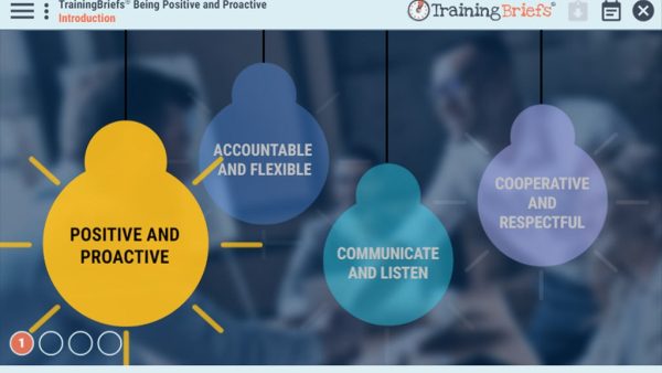 TrainingBriefs¬Æ Being Positive and Proactive