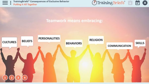 TrainingBriefs¬Æ Consequences of Exclusive Behavior