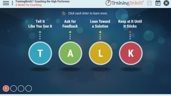 TrainingBriefs¬Æ Coaching the High Performer