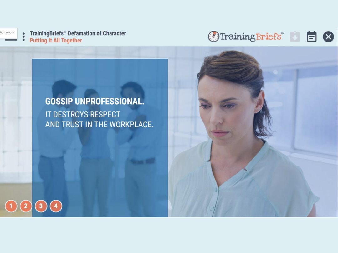 TrainingBriefs¬Æ Defamation of Character