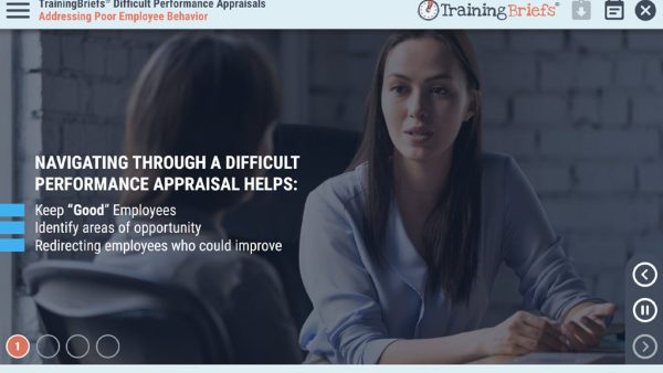 TrainingBriefs¬Æ Difficult Performance Appraisals