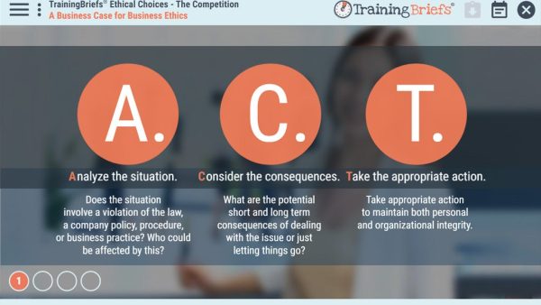 TrainingBriefs¬Æ Ethical Choices: The Competition