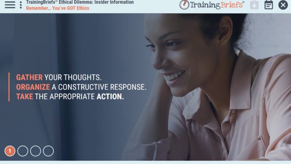 TrainingBriefs¬Æ Ethical Dilemma: Insider Information