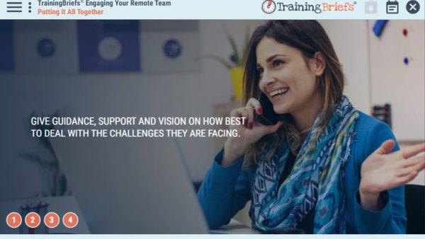 TrainingBriefs¬Æ Engaging Your Remote Team