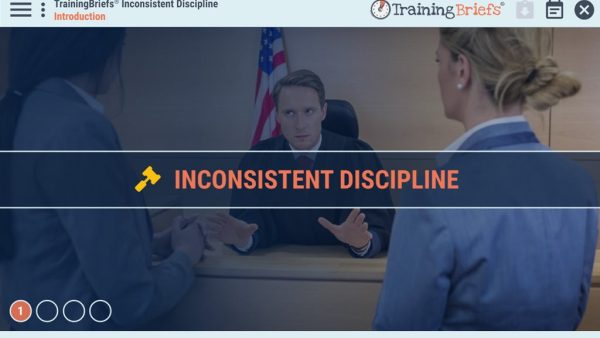 TrainingBriefs¬Æ Inconsistent Discipline