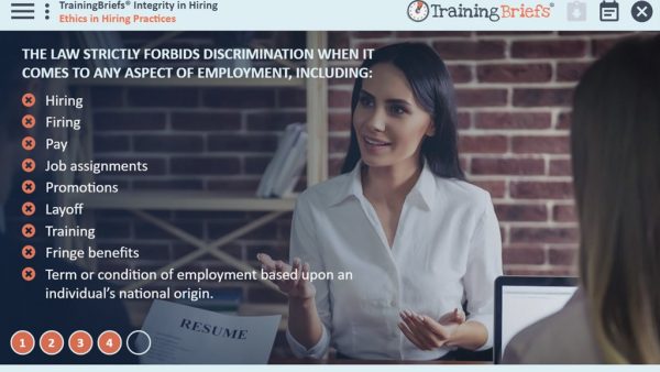 TrainingBriefs¬Æ Integrity in Hiring
