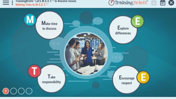 TrainingBriefs¬Æ Let‚Äôs M.E.E.T.‚Ñ¢ to Resolve Issues