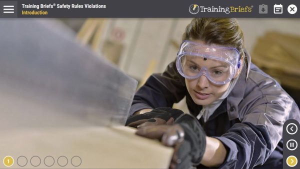 TrainingBriefs¬Æ Safety Rules Violations