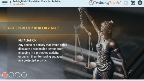 TrainingBriefs¬Æ Retaliation: Protected Activities