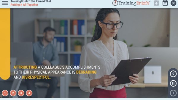 Training Briefs¬Æ She Earned That