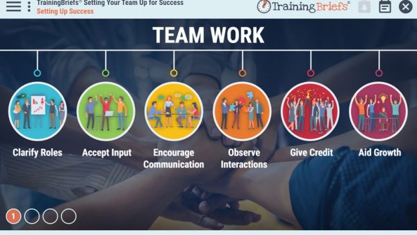 TrainingBriefs¬Æ Setting Your Team Up for Success