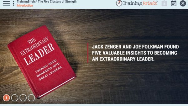 TrainingBriefs¬Æ The Five Clusters of Strength