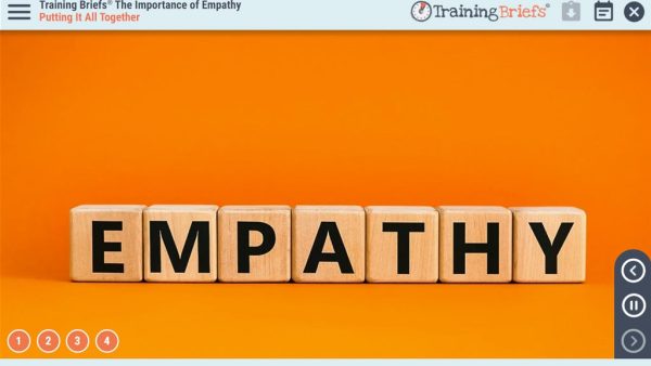 TrainingBriefs¬Æ The Importance of Empathy