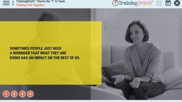 TrainingBriefs¬Æ There‚Äôs No ‚ÄúI‚Äù in Team
