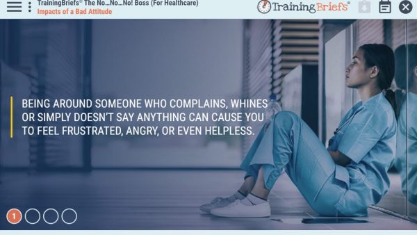 TrainingBriefs¬Æ The No‚Ä¶No‚Ä¶No! Boss (Healthcare)