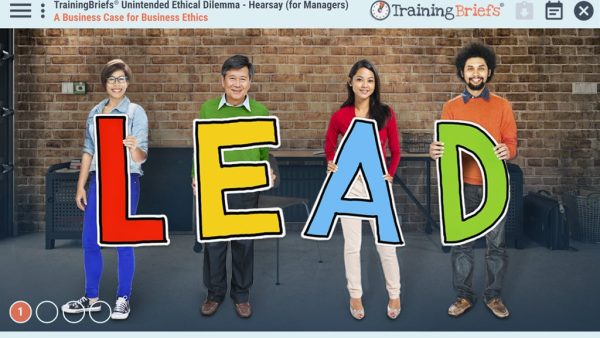 TrainingBriefs¬Æ Unintended Ethical Dilemma: Hearsay (Manager)
