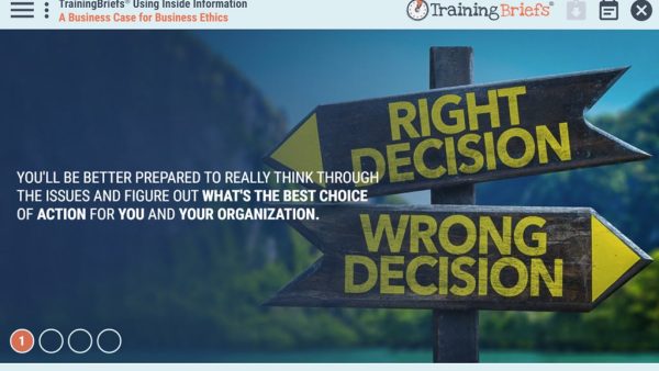 TrainingBriefs¬Æ Using Inside Information