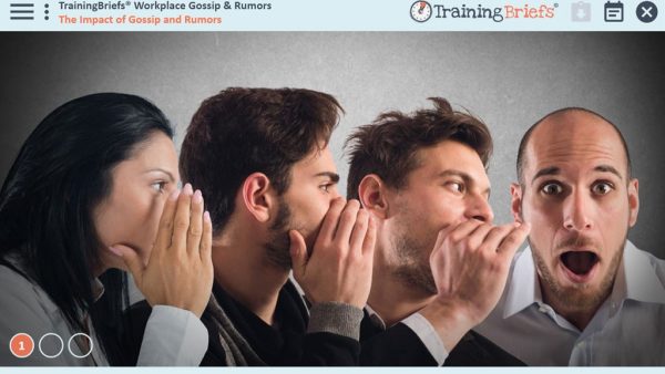 TrainingBriefs¬Æ Workplace Gossip and Rumors
