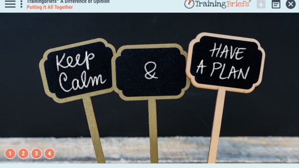 TrainingBriefs¬Æ A Difference of Opinion
