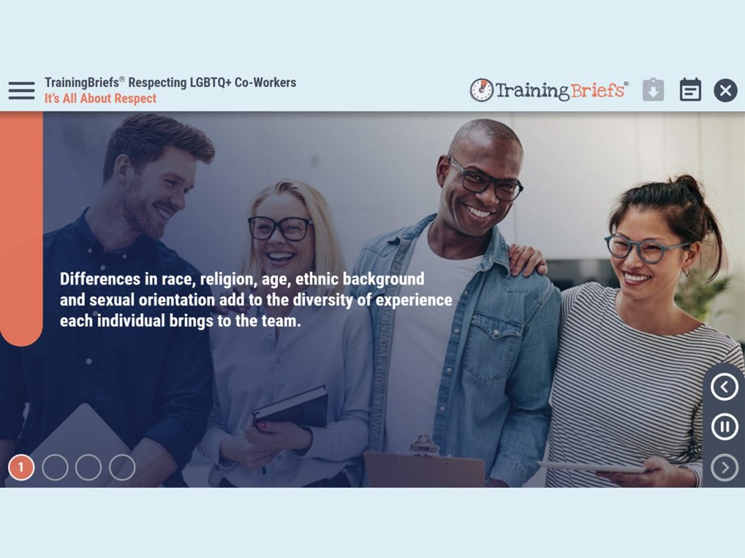 TrainingBriefs¬Æ Respecting LGBTQ+ Co-Workers