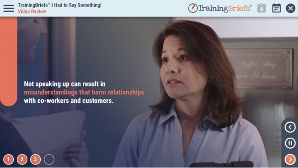 TrainingBriefs¬Æ I Had to Say Something!