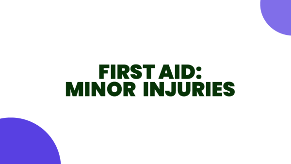 First aid: Minor injuries for financial services
