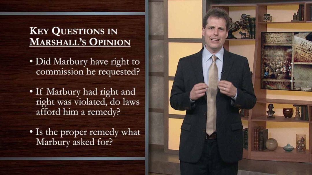 Law School for Everyone: Constitutional Law: The Marshall Court and the Constitution