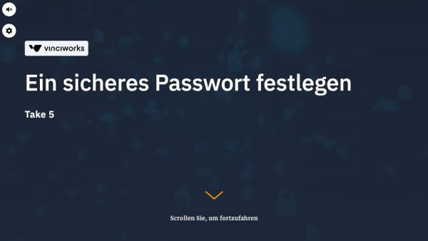 Ein Sicheres Passwort Festlegen