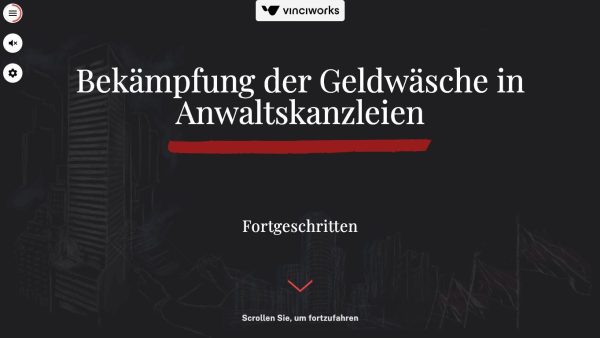 Bek√§mpfung der Geldw√§sche in Anwaltskanzleien: Fortgeschritten