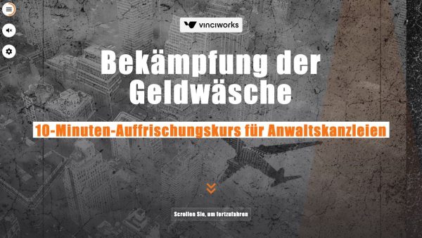Bek√§mpfung der Geldw√§sche: 10-Minuten-Auffrischungskurs f√ºr Anwaltskanzleien