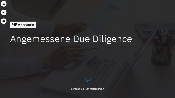 Angemessene Due Diligence
