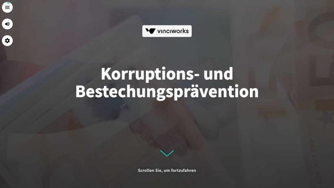 Korruptions- und Bestechungspr√§vention