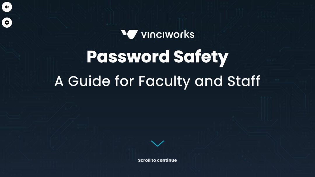 Password Safety: A Guide for Faculty and Staff