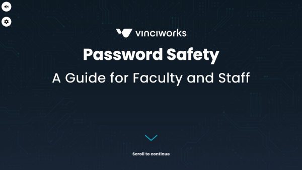 Password Safety: A Guide for Faculty and Staff
