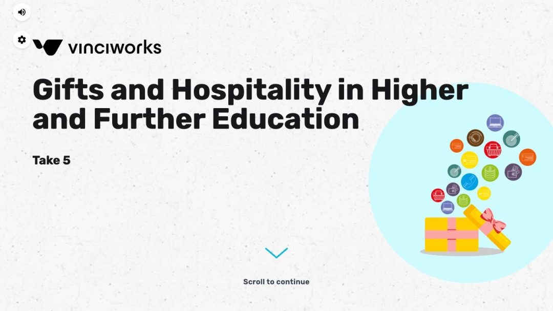Gifts and Hospitality (Higher Education)