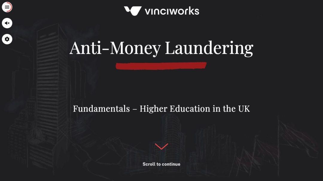 Anti-Money Laundering Fundamentals (Higher Education)