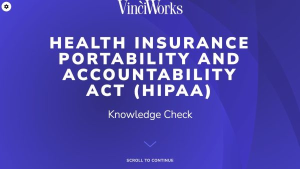 HIPAA Knowledge Check