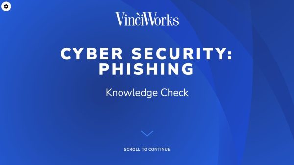 Cyber Security: Phishing Knowledge Check