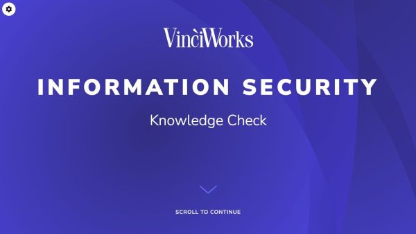 Information Security Knowledge Check